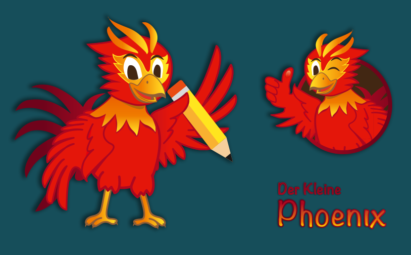 "Der Kleine Phoenix" – Maskottchen PV Am Phönixsee